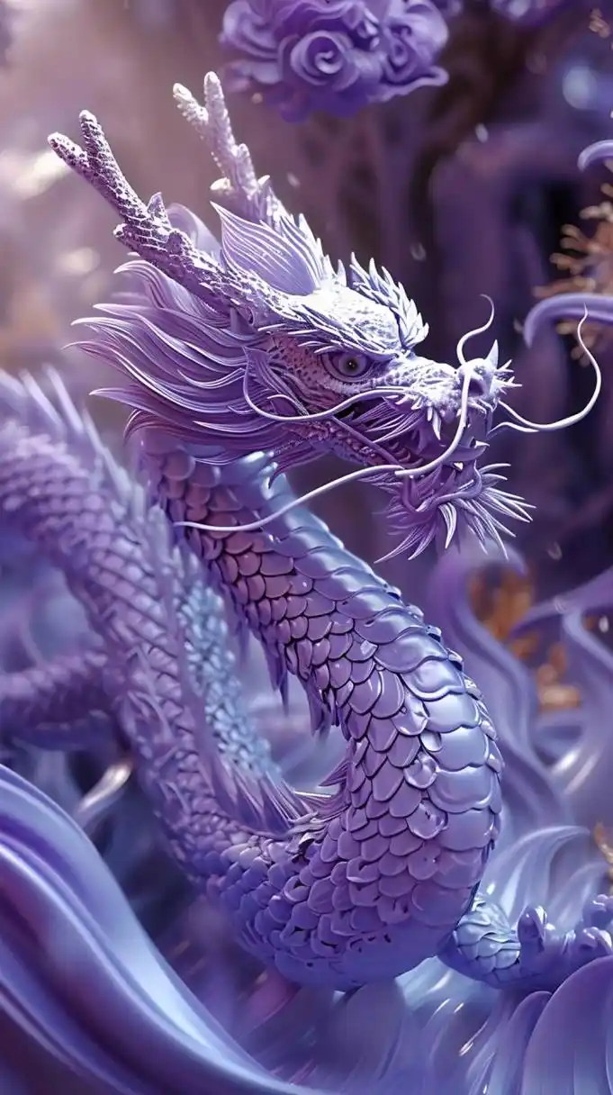 99 最近有一款紫龙壁纸火得不得了,被上千人问爆啦!