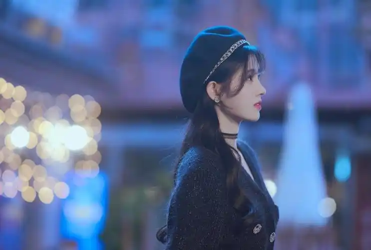 鞠婧祎帽子侧脸唯美4k美女壁纸