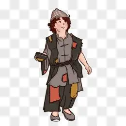 古代小乞丐免抠元素