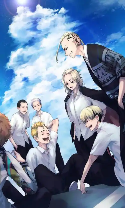 东卍maco的东京复仇者插画图片