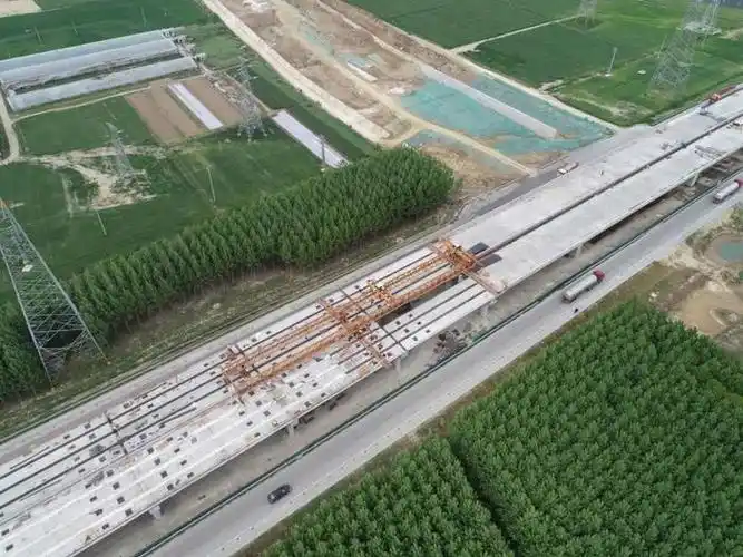 宿连航道325省道桥箱梁架设全面完成