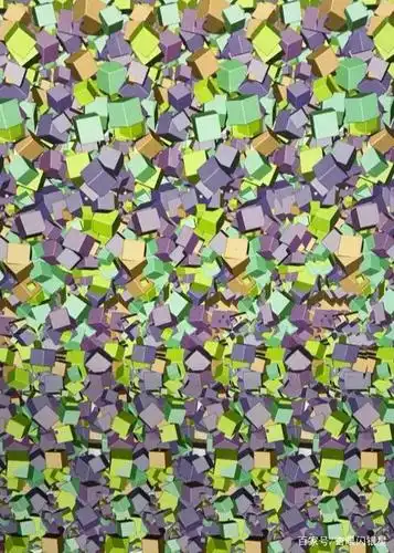 锻炼你的视力,看3d立体图啊