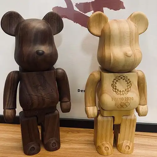 bearbrick暴力熊积木熊bape猿猴400手办模型摆件公仔礼物