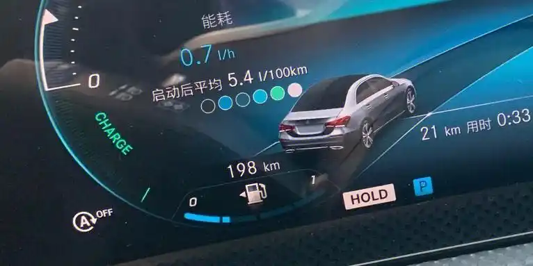 来康康奔驰a200l的百公里油耗吧