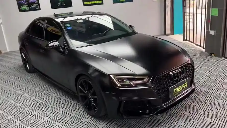 奥迪a4l#黑武士#niepa#改色膜