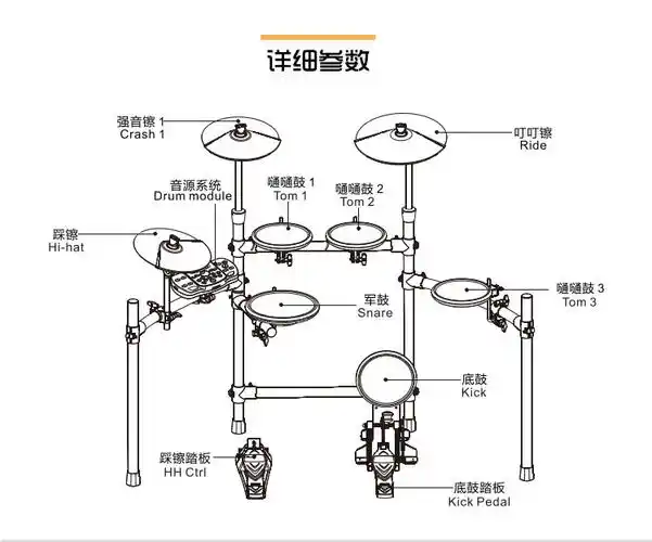 nux小天使dm2 dm4初级入门电子鼓电鼓电架子鼓儿童爵士鼓套鼓