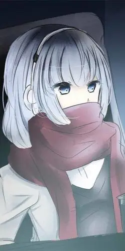 《弹丸论破》月光原美彩,动漫全面屏壁纸,三代里最萌的女孩