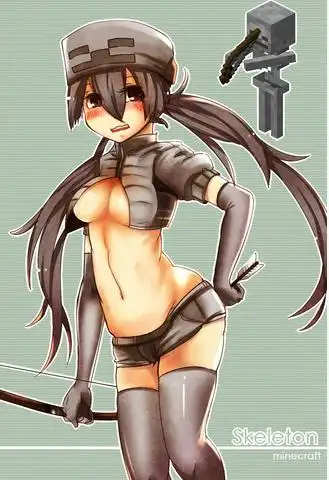 minecraft苦力怕娘的图片