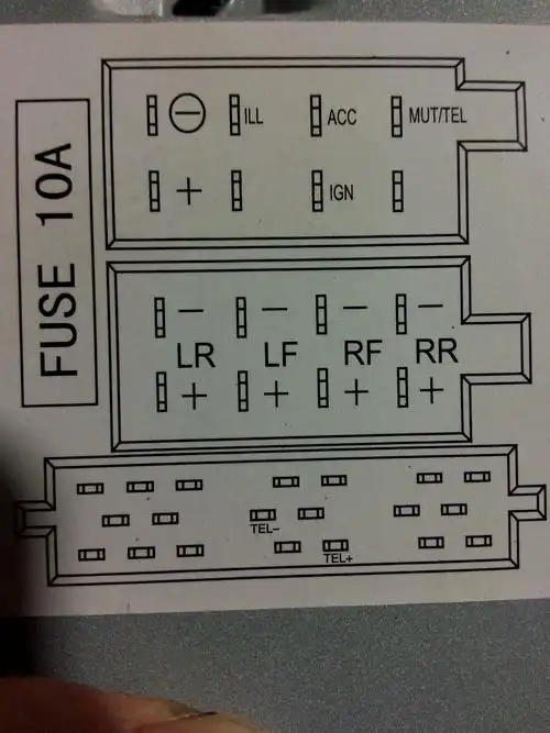 车载收音机接线图,谁知道接线,急急急啊!跪求了!1!
