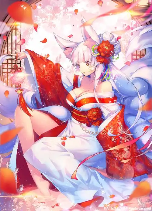 动漫美图丨你长的那么美,被你迷惑愿意!九尾狐特辑