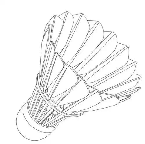 羽毛球怎么画 简笔画教程