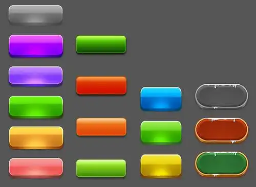 素材-按钮-花瓣网|陪你做生活的设计师 | 手游/ui界面/图标icon/特效