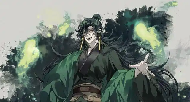 泰版天官实体书插画图曝光花怜很般配青鬼戚容一片绿