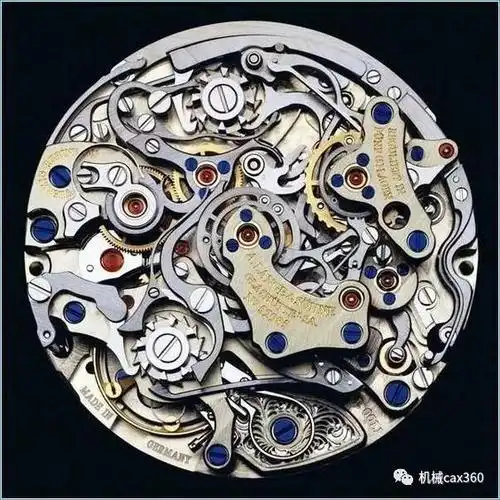 手表内部机械结构美图!