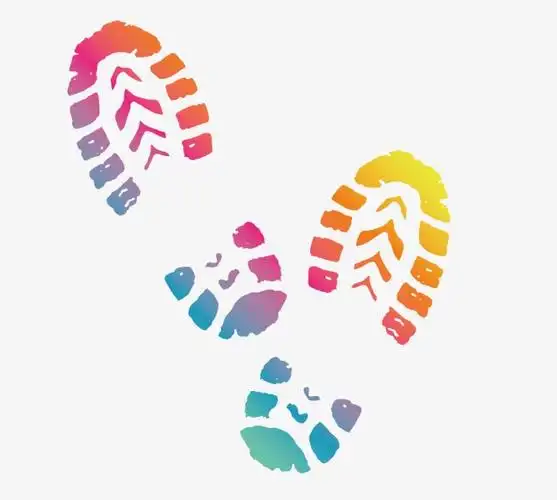 脚印鞋底笔刷设计矢量合集