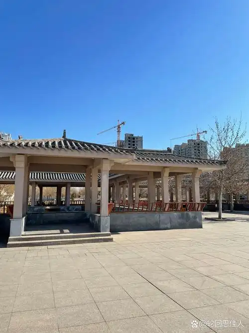 沧州献县龙港公园|冬日的一处风景