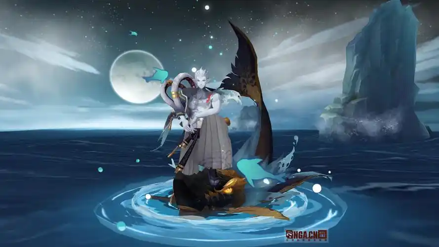 sp骁浪荒川之主建模预览nga阴阳师