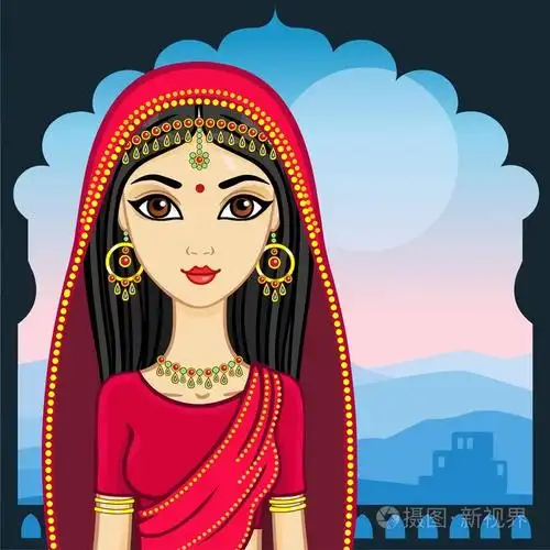 印度女孩对抗夜山.