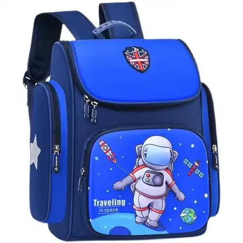 喻娄小学生6-12岁儿童1-3一年级男童男韩版双肩背包女孩轻便减负书包