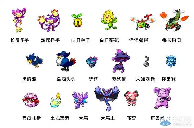 神奇宝贝妖怪图鉴大全