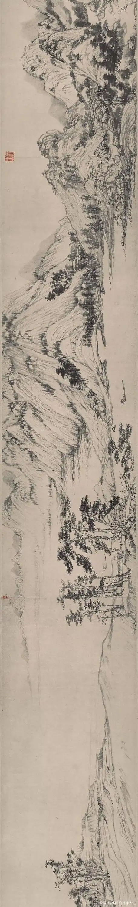 黄公望《富春山居图》全景欣赏及被一图二分的原因