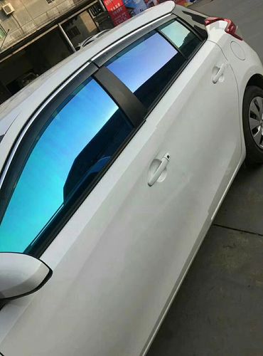 汽车贴膜全车玻璃膜炫彩高隔热防爆膜酷炫蓝色妖姬汽车防雨