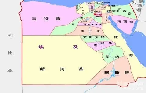 【埃及旅游攻略】埃及旅游地图
