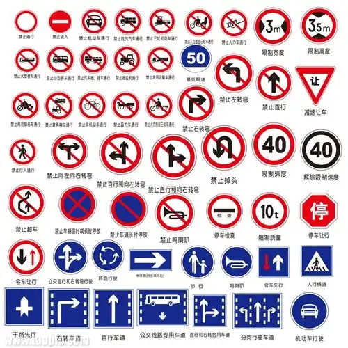 交通安全标志及含义