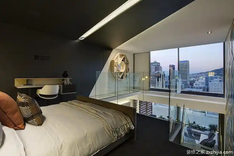 2016时尚个性黑色现代卧室欣赏