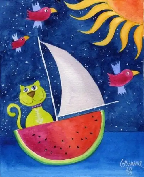 儿童水粉画 蜡笔画 入门简单 初学者 轻松学 可爱 动物