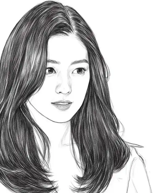 大神的美女线描,真的太绝了,干净利落的线条,临摹起来!
