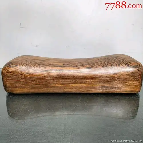 老黄杨木枕头颈枕摆件