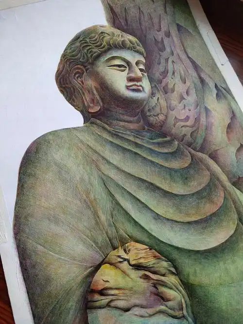 圆珠笔乐山大佛