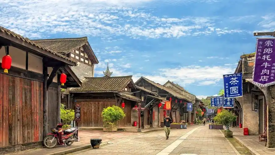 四川崇州元通古镇