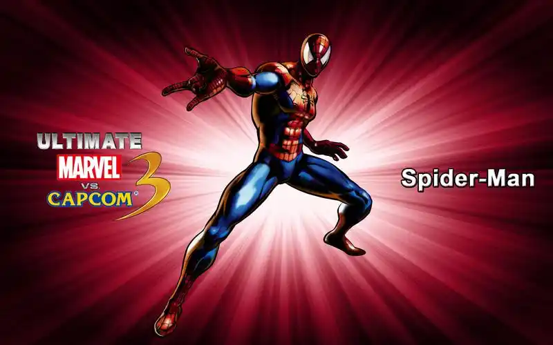 炫酷的蜘蛛侠卡通版人物海报图片桌面壁纸