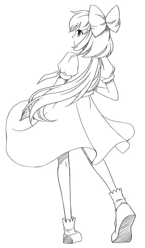 人物手绘线稿 超简单,适合初学者临摹