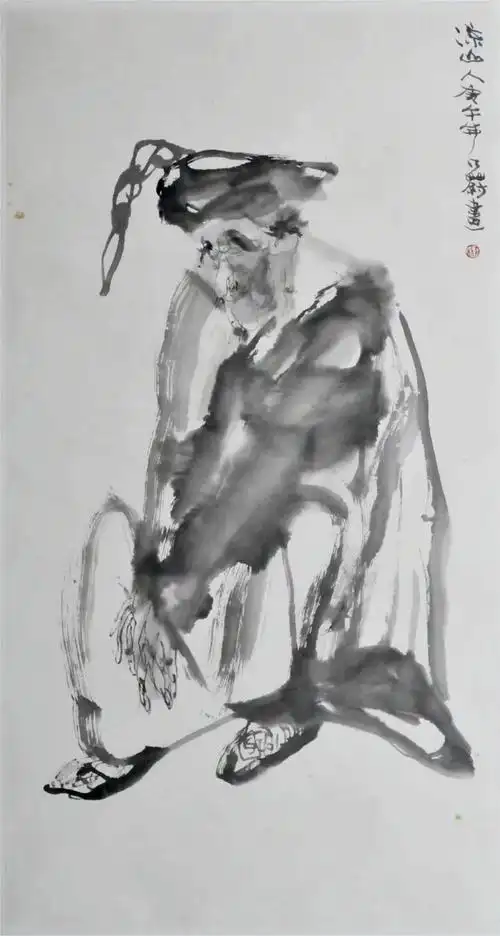 神态灵动 意境微妙——著名画家李乃蔚大写意水墨人物画雅赏