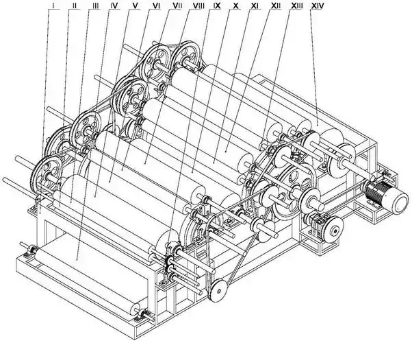 cn208917369u_一种基于罗拉式梳理结构的纤维分梳机有效