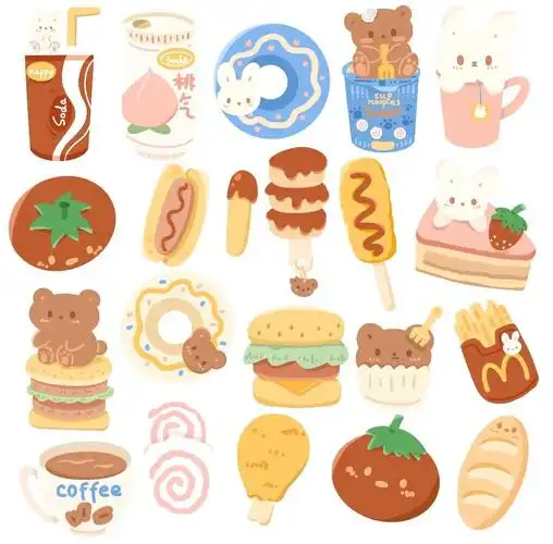 分享  #电子手帐素材  #贴纸来源于星光手帐app