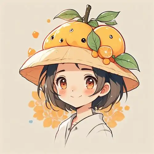 橙子元素可爱头像