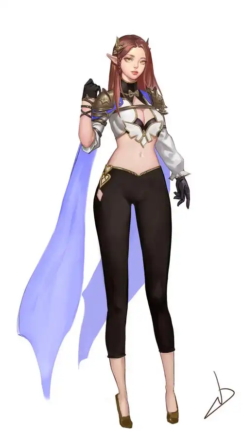 游戏概念人设原画韩风