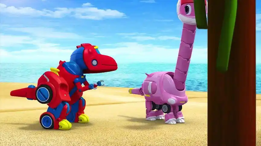 《帮帮龙出动》汤姆这次是没有失误,但你把球打往海里去了