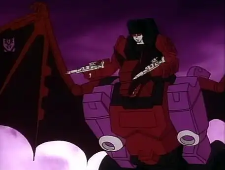 p>蝙蝠魔是在动画系列作品《变形金刚》里登场的虚拟角色,霸天虎头领