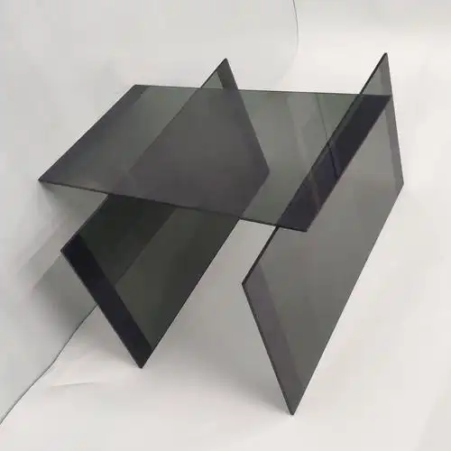 厂家供应 烤漆黑色玻璃 高温丝印玻璃 超白玻 可来样定制