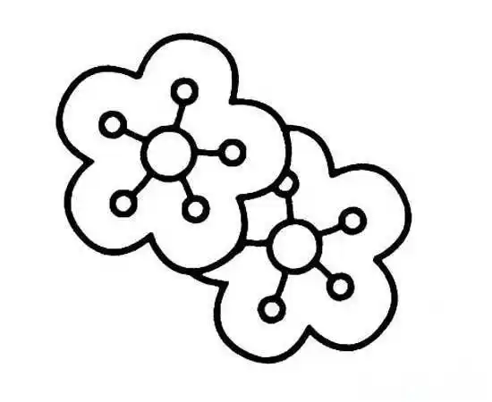 五瓣花简笔画 9月最新五瓣花简笔画图片