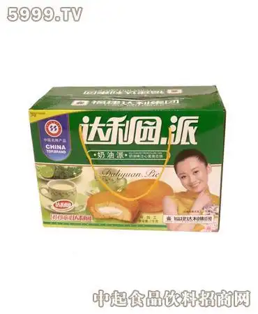 达利园奶油派奶油味注心蛋类芯饼1000克