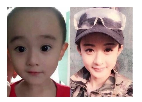 与赵丽颖相像的小孩