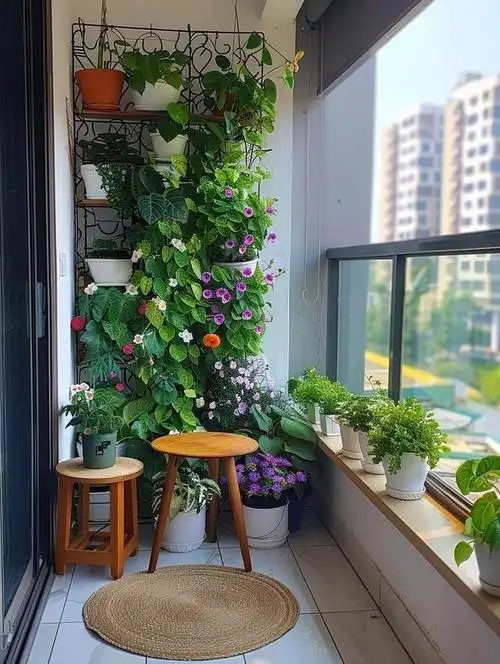 头一次见在阳台墙上养花的,看得我想把我家的改了,真的好喜欢
