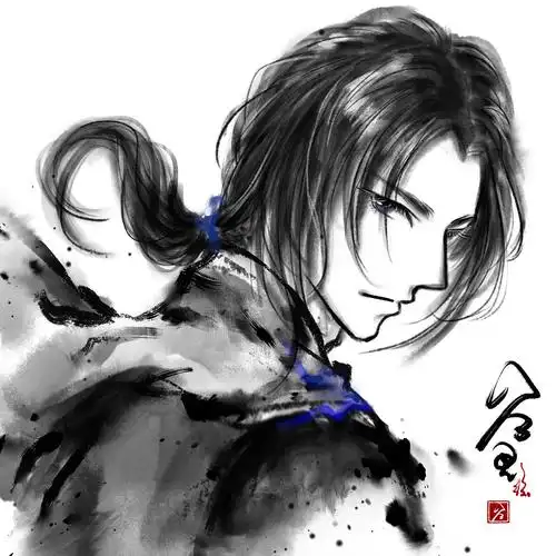 天行九歌盖聂水墨画风