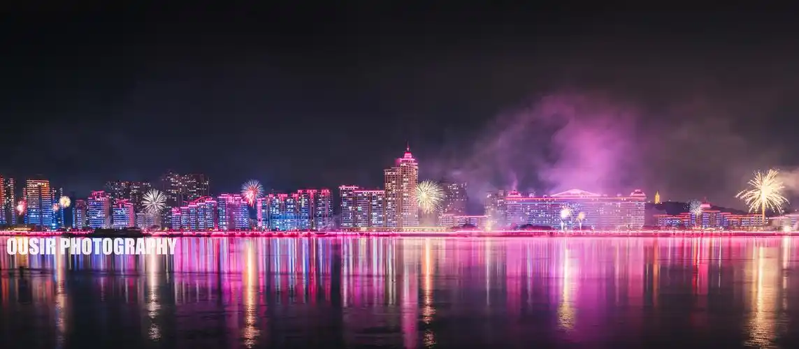 瑞安外滩跨年烟花